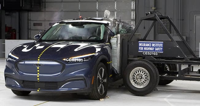 2021 Ford Mustang Mach-E crash test