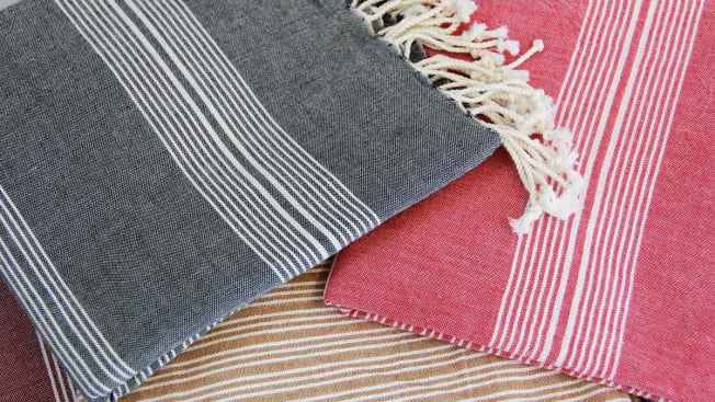 Striped Turkish towels