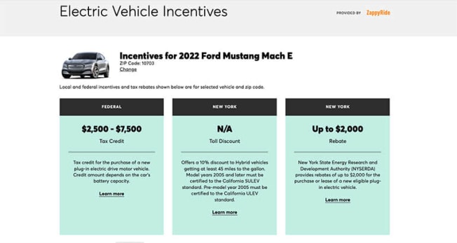 EV Savings Finder