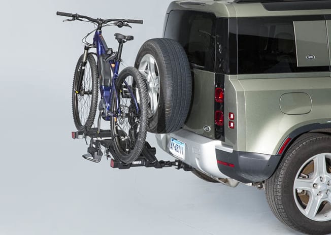 Platform bike rack from Thule with bikes