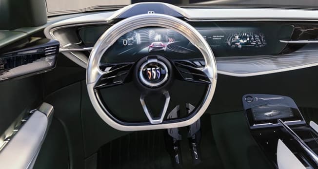 Buick Wildcat EV concept interior.