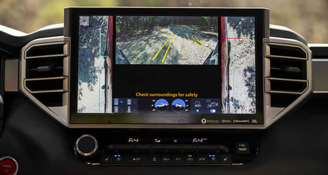2022 Toyota Tundra backup camera display