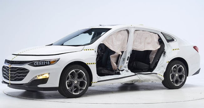 IIHS  new side-impact crash test results Chevrolet Malibu