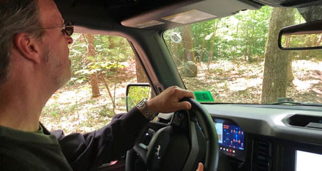 Bronco Adventure in NH with Mike Quincy driving