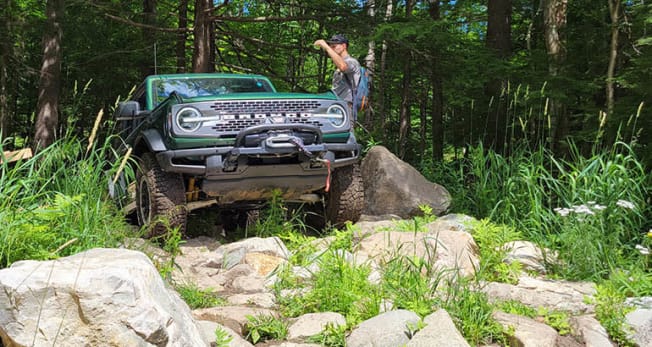 Bronco Adventure in NH off-roading