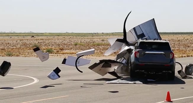 AAA AEB test with a Ford Explorer