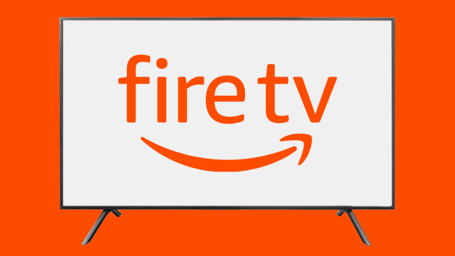 fire tv logo on TV screen
