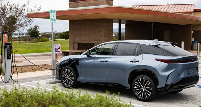 2023 Lexus RZ charging