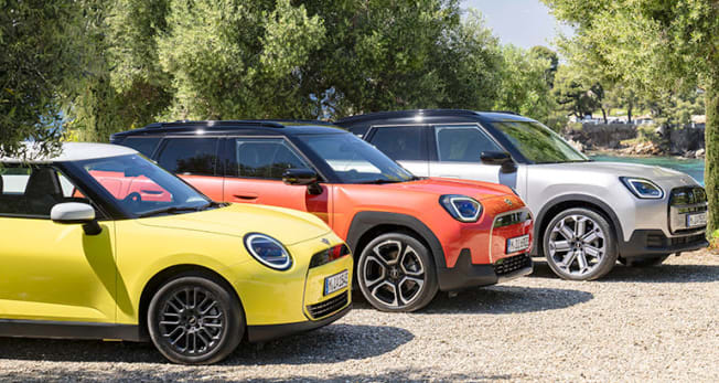 2025 Mini Aceman, Mini Cooper, and Mini Countryman