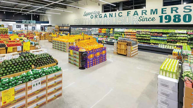 the produce section in Whole Foods