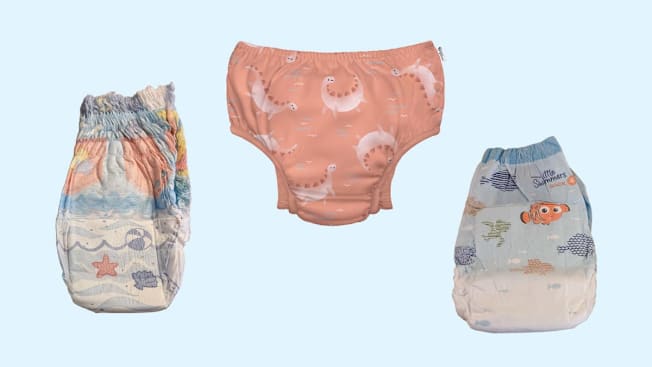 Hugges, Pampers, Green Sprouts swim diapers