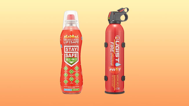 LifeSafe Technologies StaySafe All-in-1 Extinguisher and the Ougist Special Water-Based Fire Extinguisher MSWJ620