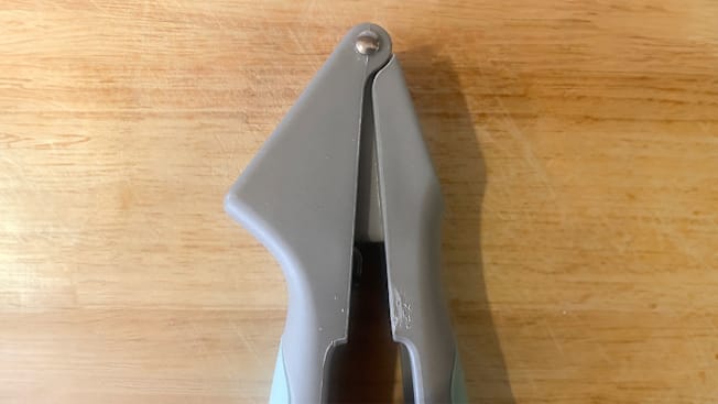 Scratches on a Goodcook garlic press