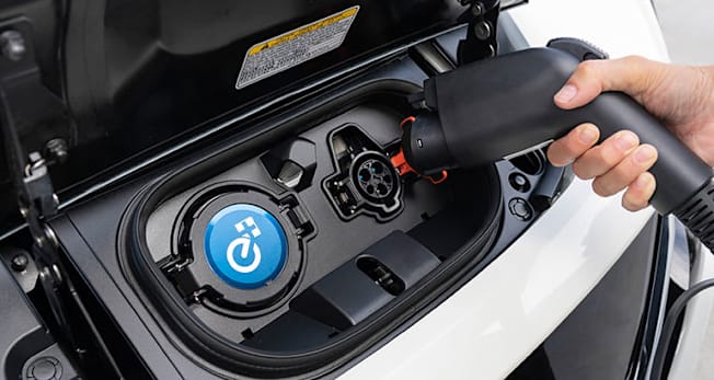 2019 Nissan Leaf Plus charging