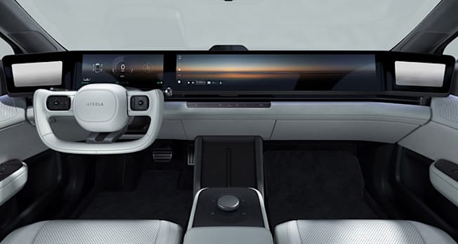 2027 Afeela 1 sedan, front interior