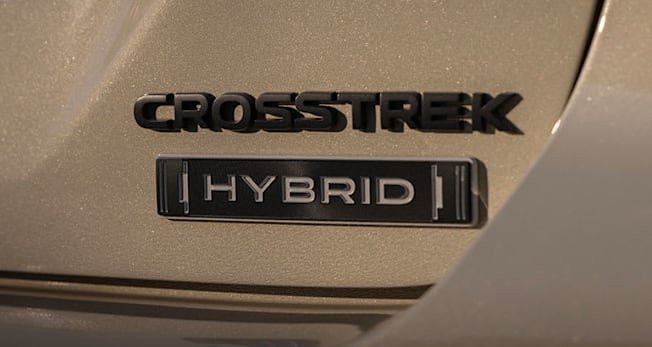 2026 Subaru Crosstrek Hybrid badge