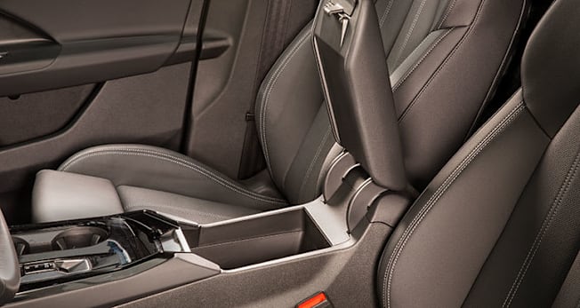 2025 Audi Q6 E-Tron center armrest storage