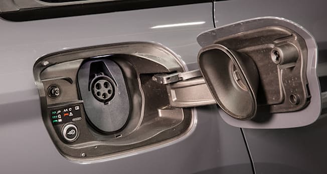 2025 Audi Q6 E-Tron charge port