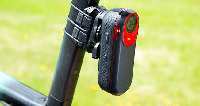 Bike radar taillight Garmin Varia RCT715 mounted