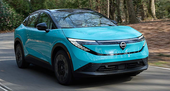 2026 Nissan Leaf front driving