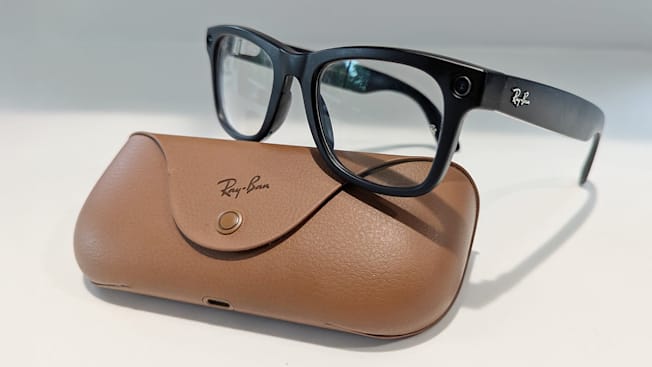 Ray-Ban Meta smart glasses.