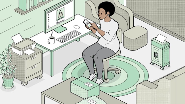 Safeguarding your money and identity, using a shredder, safe online shopping, secure router and using caller id to prevent fraud