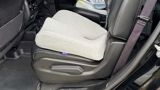 Cushionlab seat cushion on a car seat