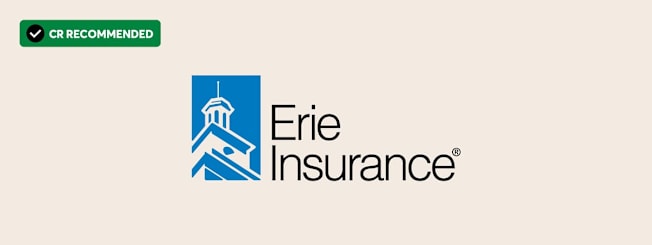 CR Recommended Mark and Erie Insurance Logo