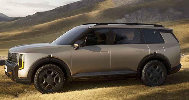 Side view of a 2027 Kia Telluride X-Pro