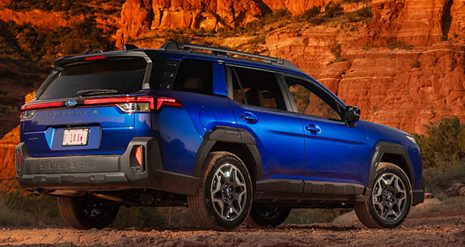 2026 Subaru Outback, rear, in Sedona, Arizona