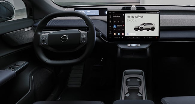 2027 Volvo EX60 EV interior