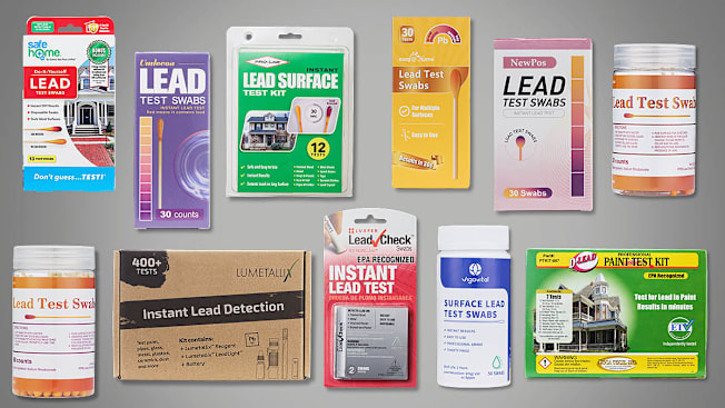 Collection of lead test kits