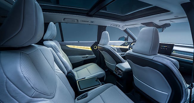 2027 Lexus TZ back seat