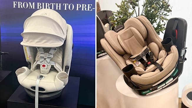 Britax and Cybex rotating car seats
