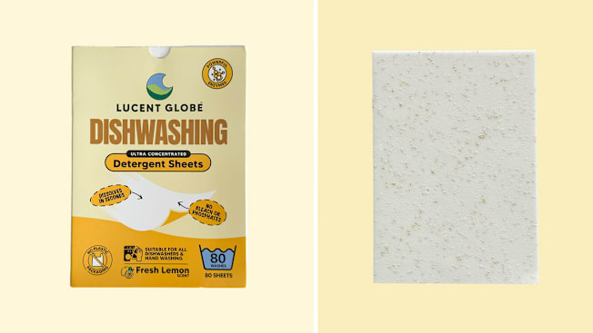 Lucent Globe dishwashing soap sheets