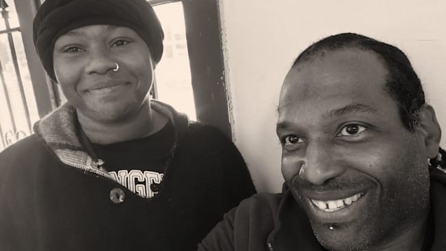 Darrion Smith and his daughter, Ariel Brown.