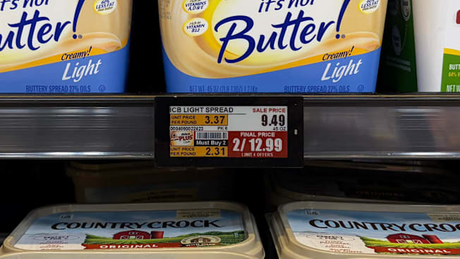 Butter on store shelves