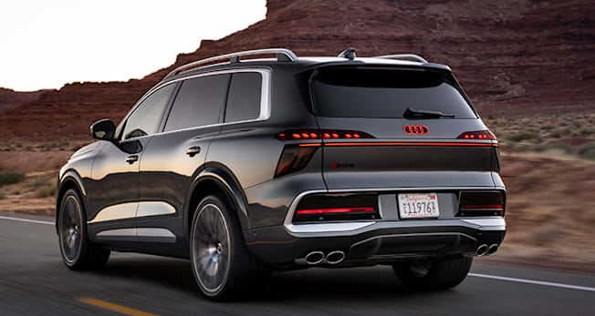 2027 Audi SQ9 rear, driving