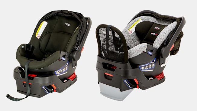 Britax B-Safe Gen2 car seat and the Britax Endeavours car seat.