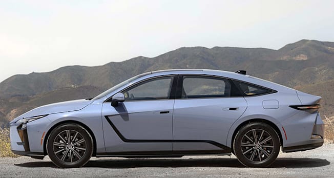 2027 Lexus ES Hybrid side view