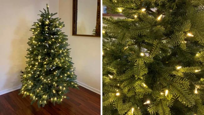 Balsam Hill BH Balsam Fir with Candlelight Clear LEDs cover