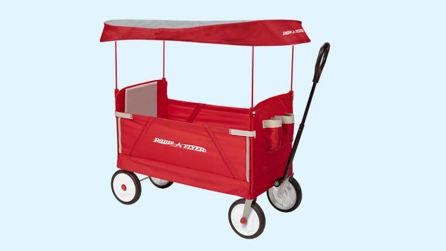 Radio Flyer 3-in-1 EZ Fold Wagon with Canopy cover