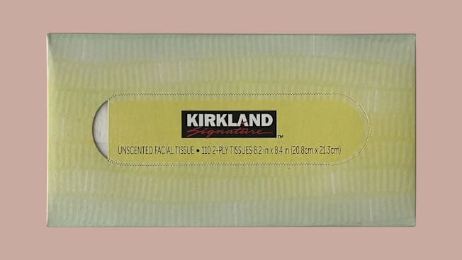 Kirkland Signature Facial Tissue cover