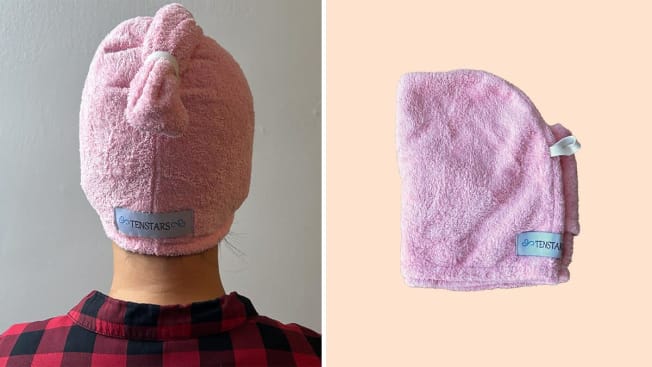 Tenstars Microfiber Hair Towel cover