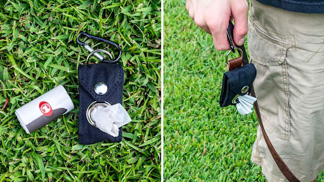 Lucky Dog 40 Roll Pack with Canvas Dispenser cover