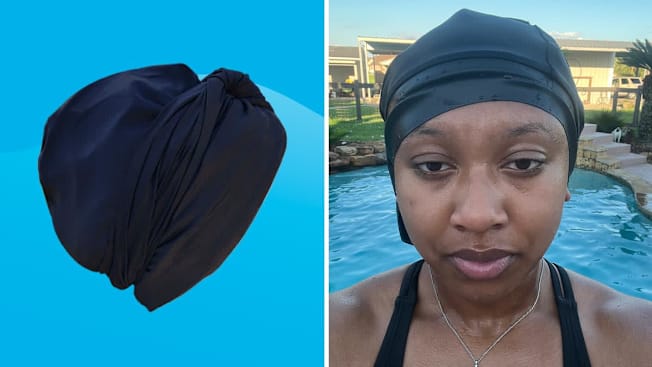 CRG Solid Latex Swimming Cap – Adult Size, Durable & Stretchy