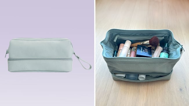 InnOrca Portable Travel Toiletry Bag Travel Home Organizer Carry Cosmetic Makeup Bag, Wash