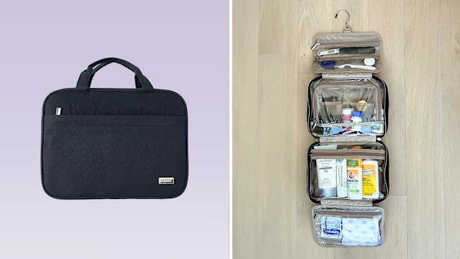 Nishel Travel Toiletry Bag for Women cover