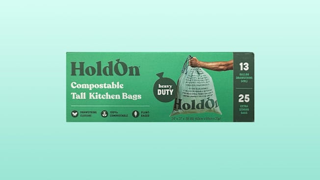 HoldOn Compostable Tall Kitchen Trash Bags cover