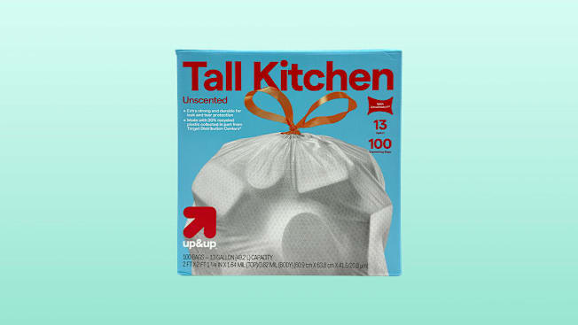 Up and Up Ultra Stretch Tall Kitchen Drawstring Trash Bags cover